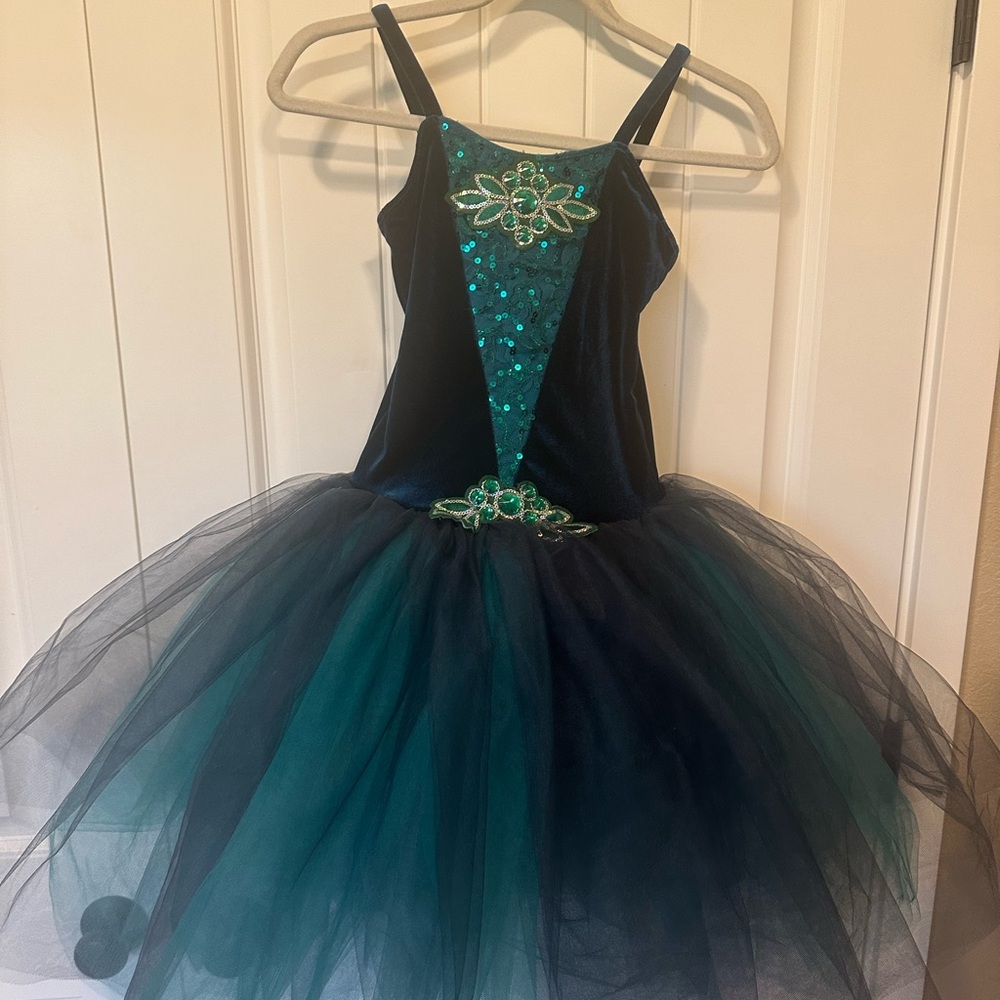 Revolution Ballet Dance Costume - Teal green